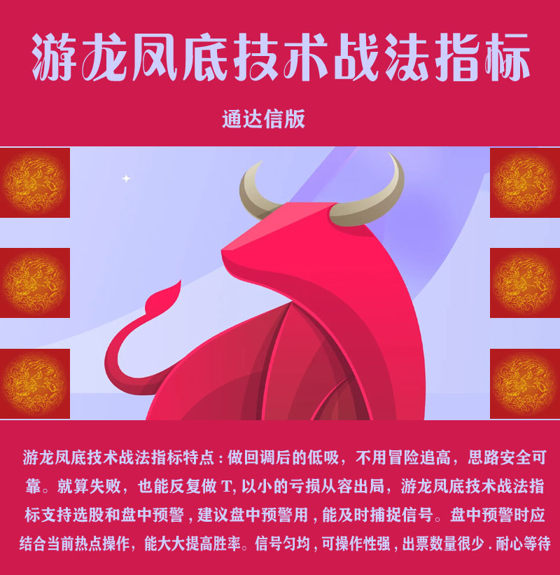 <strong>湘245.通达信指标公式游龙凤底技术</strong>