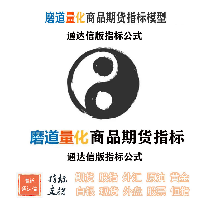 湘340.通达信版期货指标公式模型 艾谋云磨道量化(势能版) 期货股指外汇原油黄金白银等指标模型 