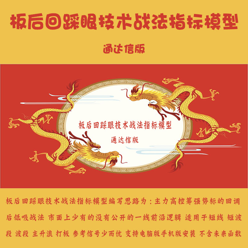 湘387.通达信炒股指标公式 板后回踩眼技